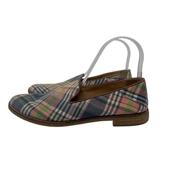 Sperry Plaid Slip-On Canvas Upper & Rubber Sole Loafers Women's Size 8 - Picture 3 of 9